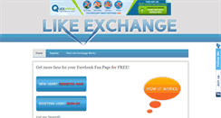 Desktop Screenshot of likeexchange.net