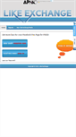 Mobile Screenshot of likeexchange.net